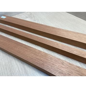 Махагон Гондурасский заготовка грифа электрогитары Радиал АА 27х(48-23-48)х730 мм - из 3х частей-10