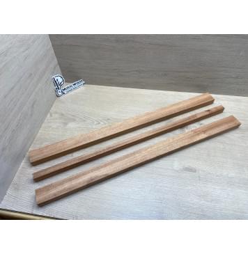 Махагон Гондурасский заготовка грифа электрогитары Радиал АА 25.5х(44.5-19-44.5)х725 мм - из 3х частей (Уценка-потемнения)-4