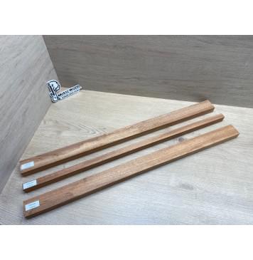 Махагон Гондурасский заготовка грифа электрогитары Радиал АА 25.5х(44.5-19-44.5)х725 мм - из 3х частей (Уценка-потемнения)-12