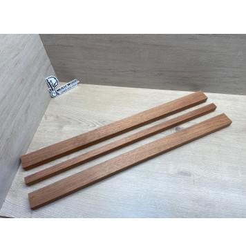 Махагон Гондурасский заготовка грифа электрогитары Радиал А 26х(45-22-45)х730 мм - из 3х частей-4