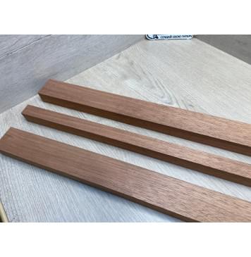 Махагон Гондурасский заготовка грифа электрогитары Радиал А 26х(45-22-45)х730 мм - из 3х частей-8