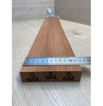 Махагон Гондурасский заготовка грифа электрогитары Радиал А 26х(45-22-45)х730 мм - из 3х частей-3