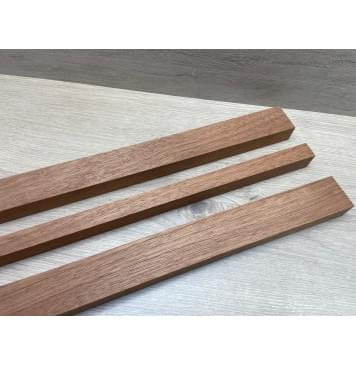 Махагон Гондурасский заготовка грифа электрогитары Радиал А 26х(45-22-45)х730 мм - из 3х частей-12