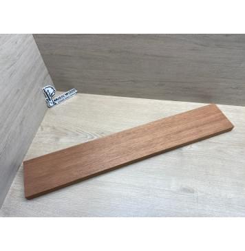 Махагон Гондурасский заготовка грифа электрогитары Радиал АА 27х(48-22-48)х735 мм - из 3х частей-0