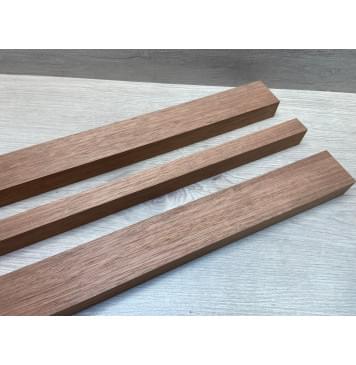 Махагон Гондурасский заготовка грифа электрогитары Радиал АА 27х(48-22-48)х735 мм - из 3х частей-7