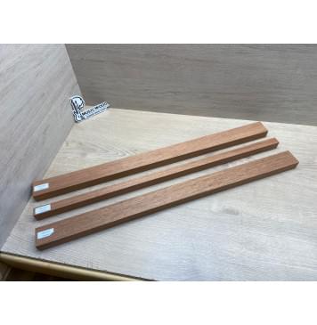 Махагон Гондурасский заготовка грифа электрогитары Радиал АА 27х(48-22-48)х735 мм - из 3х частей-9