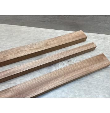 Махагон Гондурасский заготовка грифа электрогитары Радиал АА 26х(47-23-47)х725 мм - из 3х частей (Уценка-потемнения)-3