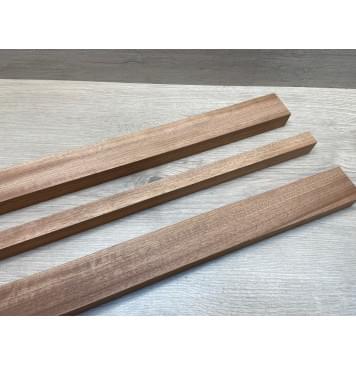 Махагон Гондурасский заготовка грифа электрогитары Радиал ААА 27х(48-20-48)х745 мм - из 3х частей-7