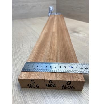 Махагон Гондурасский заготовка грифа электрогитары Радиал ААА 27х(48-20-48)х745 мм - из 3х частей-4