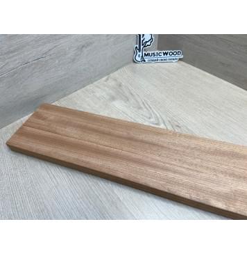 Махагон Гондурасский заготовка грифа электрогитары Радиал АА 23х(47-21-47)х725 мм - из 3х частей-2