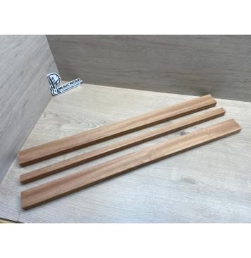 Махагон Гондурасский заготовка грифа электрогитары Радиал АА 23х(47-21-47)х725 мм - из 3х частей-4