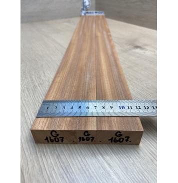 Махагон Гондурасский заготовка грифа электрогитары Радиал АА 23х(47-21-47)х725 мм - из 3х частей-3