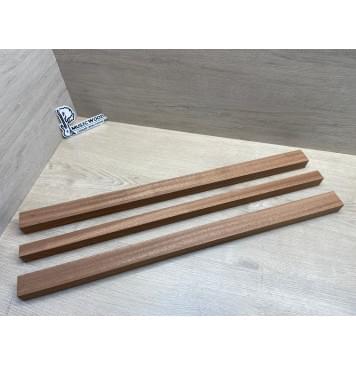 Сапели заготовка грифа электрогитары Радиал ААА 30х(40-26-40)х715 мм - из 3х частей-2