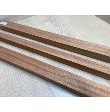 Сапели заготовка грифа электрогитары Радиал ААА 30х(40-26-40)х715 мм - из 3х частей-9