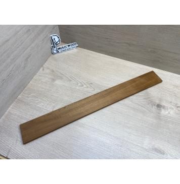 Клён Волнистый Печёный 180гр заготовка накладки для электрогитары Радиал А Волна А 8.5х70-66х600 мм-0