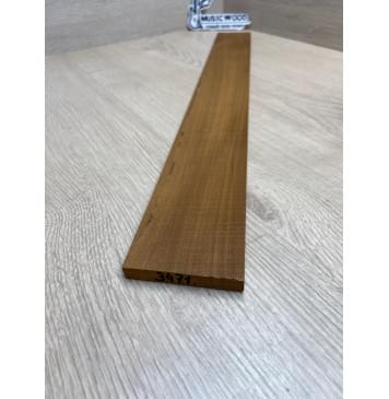 Клён Волнистый Печёный 180гр заготовка накладки для электрогитары Радиал А Волна А 8.5х70-66х600 мм-1