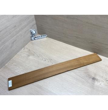 Клён Волнистый Печёный 180гр заготовка накладки для электрогитары Радиал А Волна А 8.5х70-66х600 мм-8