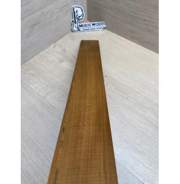 Клён Волнистый Печёный 180гр заготовка накладки для электрогитары Радиал А Волна А 8.5х70-66х600 мм-2