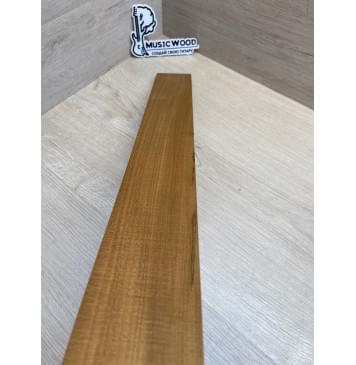 Клён Волнистый Печёный 180гр заготовка накладки для электрогитары Радиал А Волна А 8.5х70-66х600 мм-6