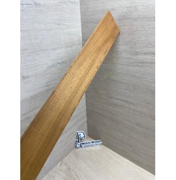 Клён Волнистый Печёный 180гр заготовка накладки для электрогитары Радиал А Волна А 8.5х70-66х600 мм-11