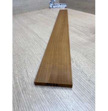 Клён Волнистый Печёный 180гр заготовка накладки для электрогитары Радиал А Волна А 8.5х70-52х585 мм-1