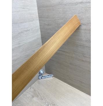 Клён Волнистый Печёный 180гр заготовка накладки для электрогитары Радиал А Волна А 8.5х70-52х585 мм-4