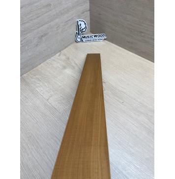 Клён Волнистый Печёный 180гр заготовка накладки для электрогитары Радиал А Волна А 8.5х70-52х585 мм-8