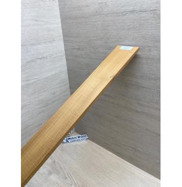 Клён Волнистый Печёный 180гр заготовка накладки для электрогитары Радиал А Волна А 8.5х70-52х585 мм-7