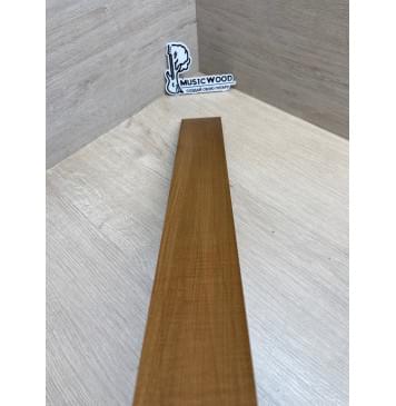 Клён Волнистый Печёный 180гр заготовка накладки для электрогитары Радиал А Волна А 8.5х70-52х585 мм-6