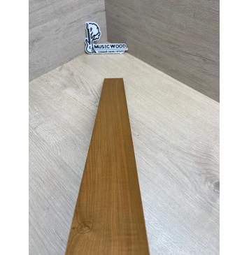 Клён Волнистый Печёный 180гр заготовка накладки для электрогитары Радиал А Волна А 8х71-54х585 мм-10