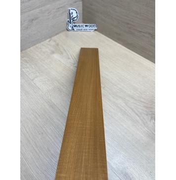 Клён Волнистый Печёный 180гр заготовка накладки для электрогитары Радиал А Волна А 8х71-54х585 мм-7