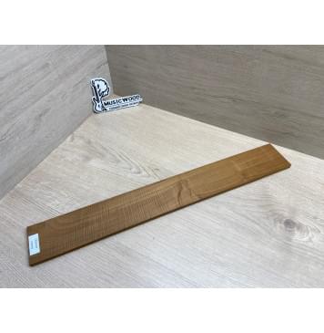 Клён Волнистый Печёный 180гр заготовка накладки для электрогитары Смешанный ААА Волна А 9х74х555 мм-10