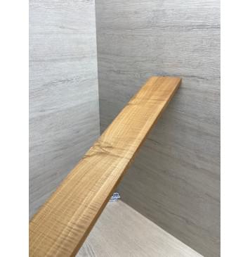 Клён Волнистый Печёный 180гр заготовка накладки для электрогитары Смешанный ААА Волна А 9х74х555 мм-2