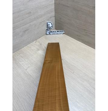 Клён Волнистый Печёный 180гр заготовка накладки для электрогитары Смешанный ААА Волна А 9х74х555 мм-5