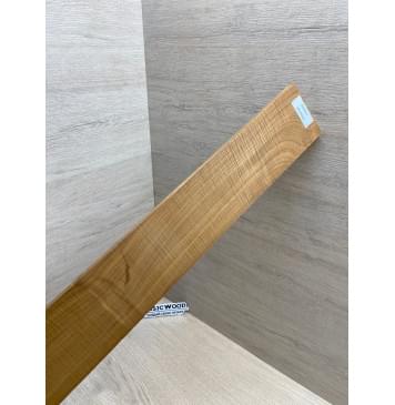 Клён Волнистый Печёный 180гр заготовка накладки для электрогитары Смешанный ААА Волна А 9х74х555 мм-12