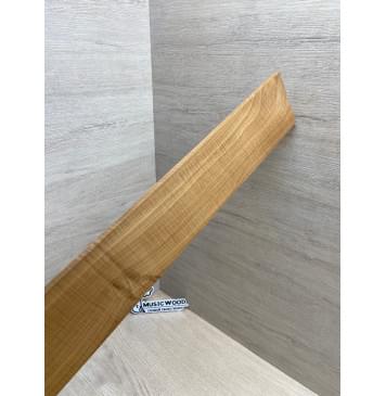 Клён Волнистый Печёный 180гр заготовка накладки для электрогитары Смешанный ААА Волна А 9х74х555 мм-14