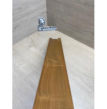 Клён Волнистый Печёный 180гр заготовка накладки для электрогитары Смешанный ААА Волна А 9х74х555 мм-11