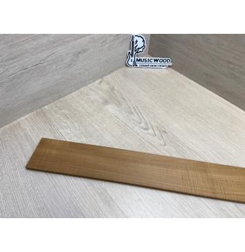 Клён Волнистый Печёный 180гр заготовка накладки для электрогитары Радиал А Волна АА 8.4х69-65х600 мм-3