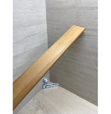 Клён Волнистый Печёный 180гр заготовка накладки для электрогитары Радиал А Волна АА 8.4х69-65х600 мм-5