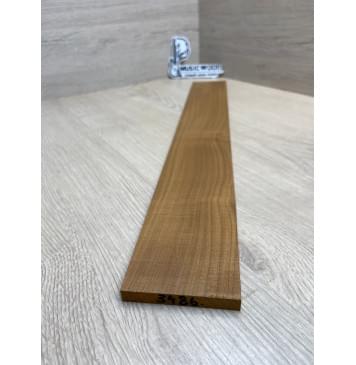 Клён Волнистый Печёный 180гр заготовка накладки для электрогитары Смешанный А Волна А 9х74х555 мм-3