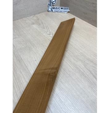 Клён Волнистый Печёный 180гр заготовка накладки для электрогитары Смешанный А Волна А 9х74х555 мм-4