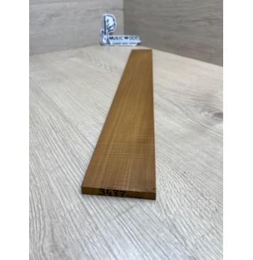 Клён Волнистый Печёный 180гр заготовка накладки для электрогитары Радиал АА Волна АА 8.4х65-60х518 мм-2