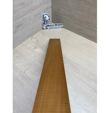 Клён Волнистый Печёный 180гр заготовка накладки для электрогитары Радиал АА Волна АА 8.4х65-60х518 мм-7