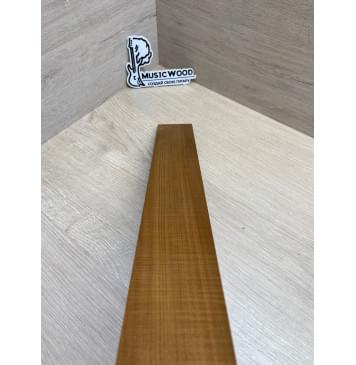 Клён Волнистый Печёный 180гр заготовка накладки для электрогитары Радиал АА Волна АА 8.4х65-60х518 мм-8