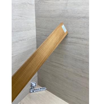 Клён Волнистый Печёный 180гр заготовка накладки для электрогитары Радиал АА Волна АА 8.4х65-60х518 мм-11