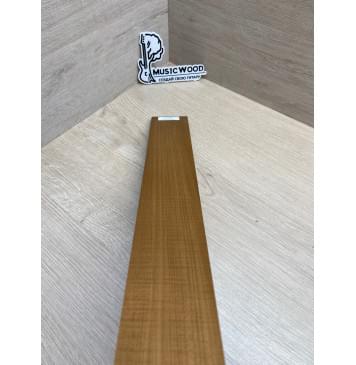 Клён Волнистый Печёный 180гр заготовка накладки для электрогитары Радиал АА Волна АА 8.4х65-60х518 мм-12