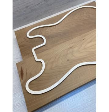 Ольха Печёная 180 гр заготовка корпуса Тангент АА 41х180х500-470 мм, 2шт, 434 кг/м3 (из разных досок) Ольха Печёная 180 гр заготовка корпуса Тангент АА 41х180х500-470 мм, 2шт, 434 кг/м3 (из разных досок)-5