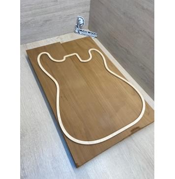 Ольха Печёная 180 гр заготовка корпуса Смешанный ААА 40.5х170х545-530 мм, 2шт, 450 кг/м3 Ольха Печёная 180 гр заготовка корпуса Смешанный ААА 40.5х170х545-530 мм, 2шт, 450 кг/м3-1