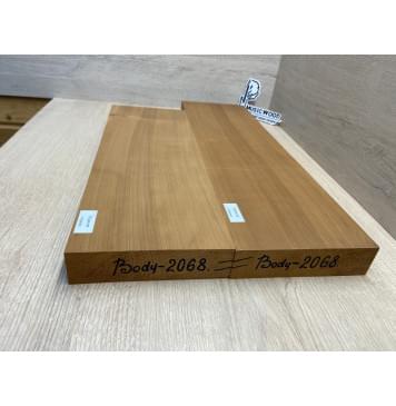 Ольха Печёная 180 гр заготовка корпуса Радиал АА 40х157х535-460 мм, 2шт, 433 кг/м3-7