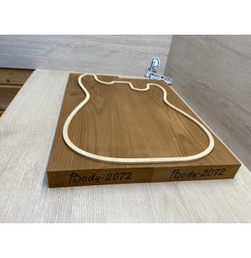 Ольха Печёная 180 гр заготовка корпуса Тангент А 40х183х490-475 мм, 2шт, 469 кг/м3 Ольха Печёная 180 гр заготовка корпуса Тангент А 40х183х490-475 мм, 2шт, 469 кг/м3-3